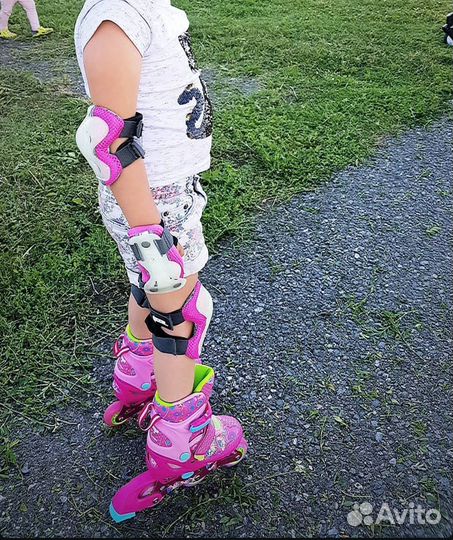 Роликовые коньки детские раздвижные 28-31