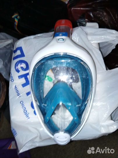 Маска для снорклинга декатлон