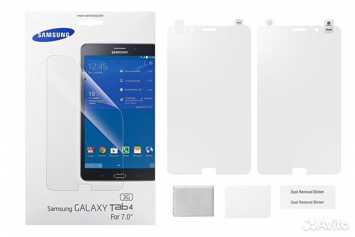 Оригинал Защитная плёнка samsung Tab 4 (7.0