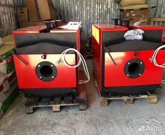 Котел стальной водогрейный V под газ