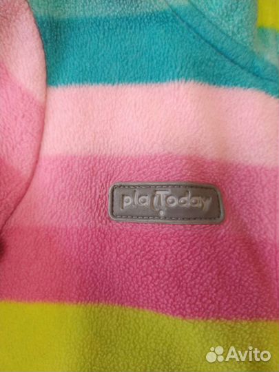 Кофта playToday для девочки флис 98