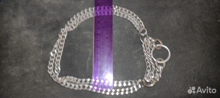 Цепочка для собаки (полуудавка) нержавеющая сталь