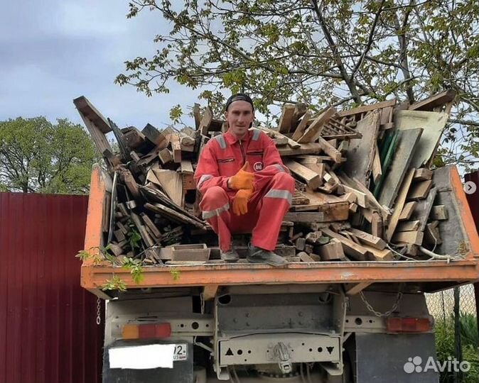 Вывоз строительного мусора. 3 тонны 16 кубов