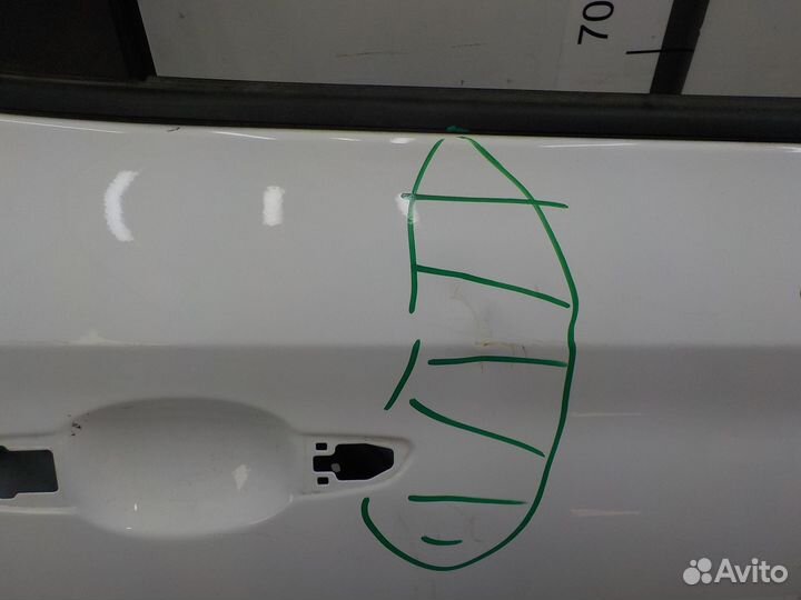 Дверь задняя правая Hyundai Solaris