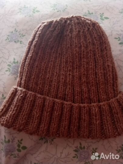 Шапка мужская вязаная