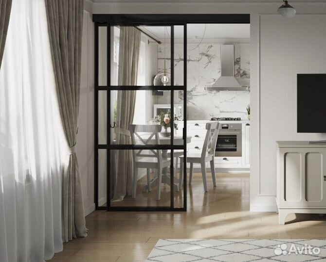 Двери подвесные раздвижные