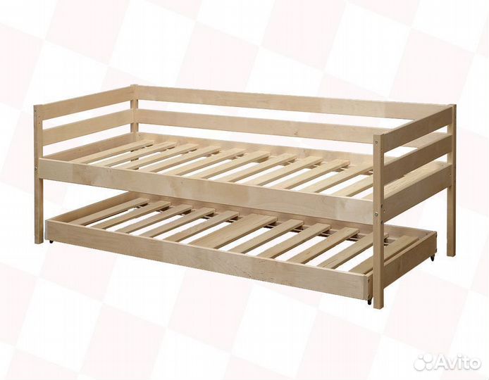 Кровать софа из массива дерева