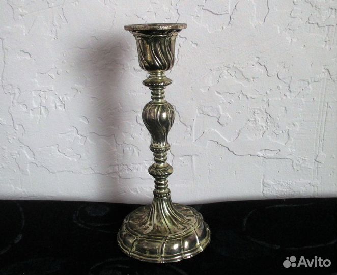 Подсвечник коллекц.старин фигурный латунь Европа