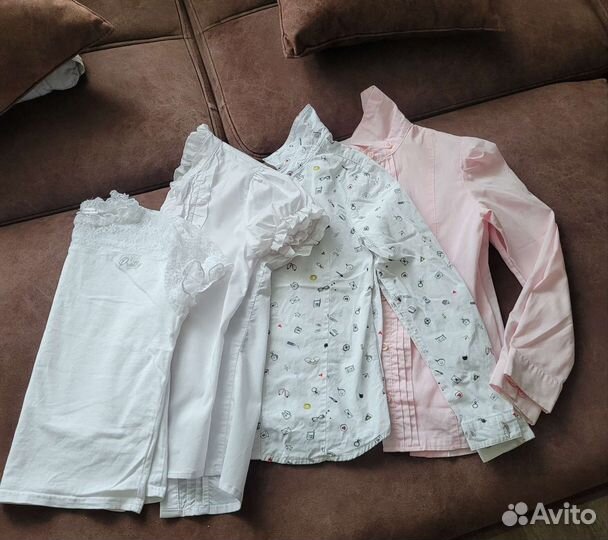 Блузка школьная 134 140