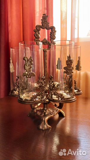 Набор стаканов Сказка о царе Салтане