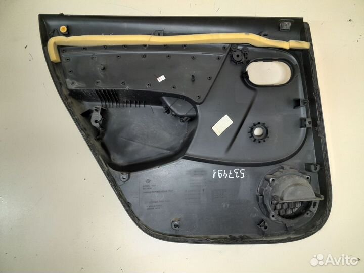 Обшивка двери задней правой Renault Duster 2012