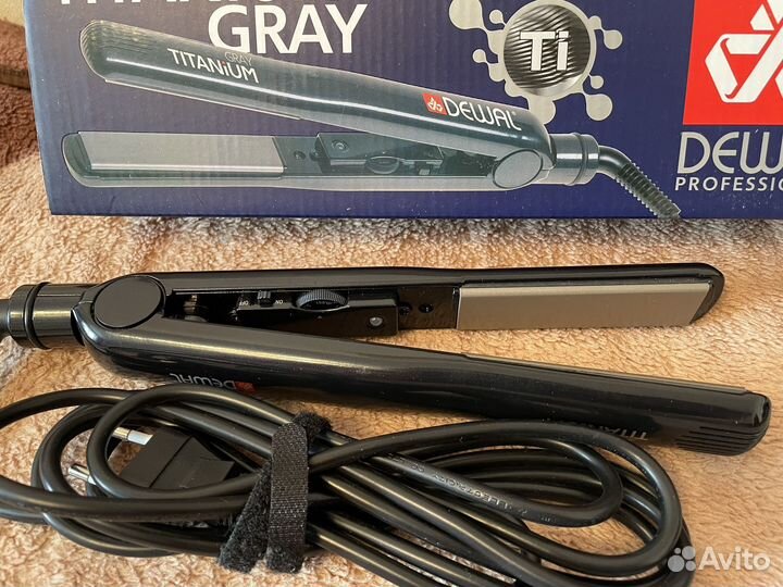 Щипцы-выпрямители Dewal Gray Titanium
