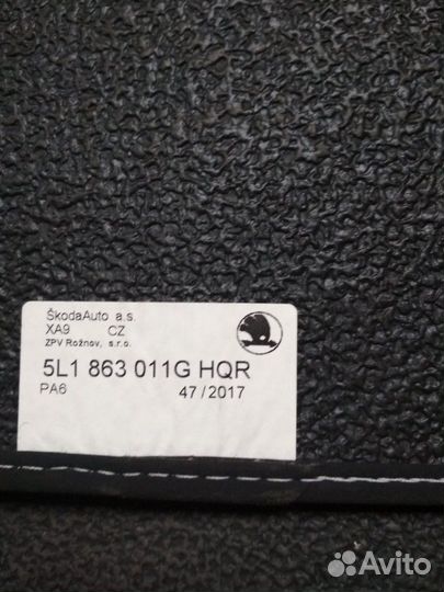 Коврики шкода йети