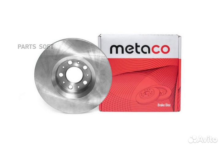 Metaco 3050-268 Диск тормозной передний вентилируемый