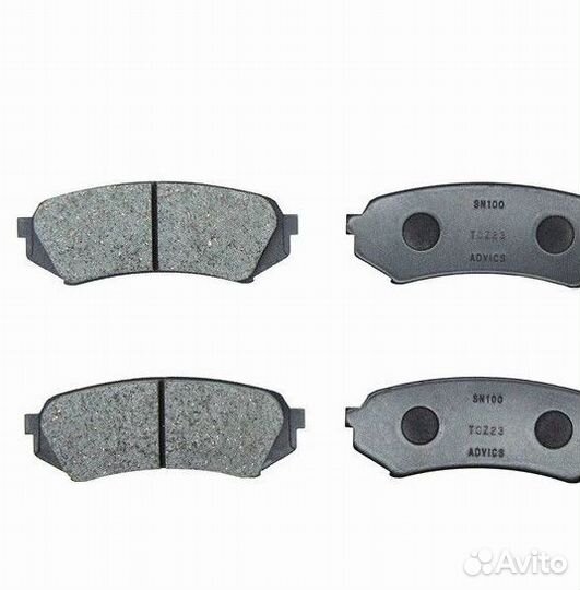 Тормозные колодки LC100 задние