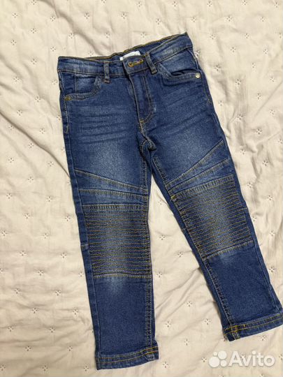 Джинсы скинни детские для мальчика 98