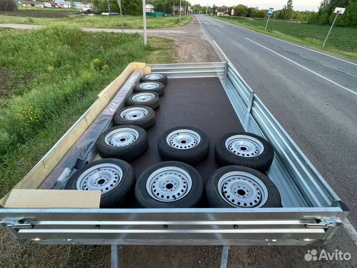 Прицеп двухосный мзса, Кузов 3,64х2,1м. Рассрочка