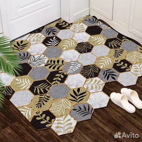 Коврики резиновые соты пористый для прихожей