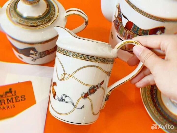 Hermes Сервиз набор чайный hermes cheval D'orient