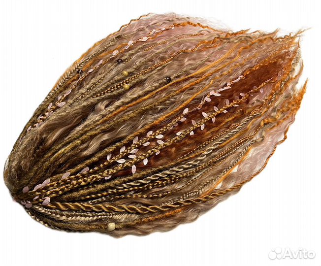 Комплект де дреды, дредолоконы, де косы