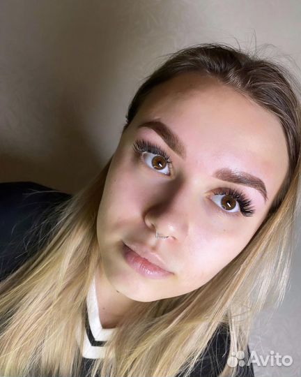 Наращивание ресниц,архитектура бровей