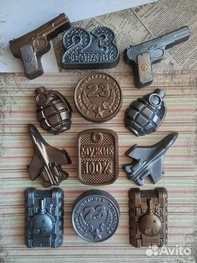 Мыло ручной работы на 23 февраля