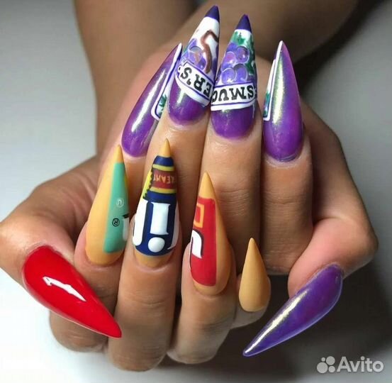 Маникюр, наращивание ногтей, укрепление акрилом