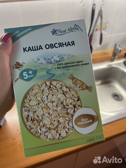 Каша fleur alpine овсяная новая б/м