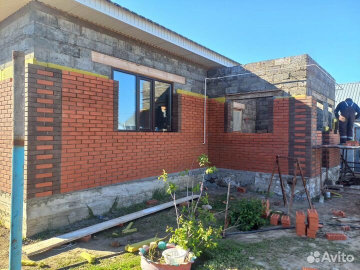 Кирпич облицовочный Красный кора дуба