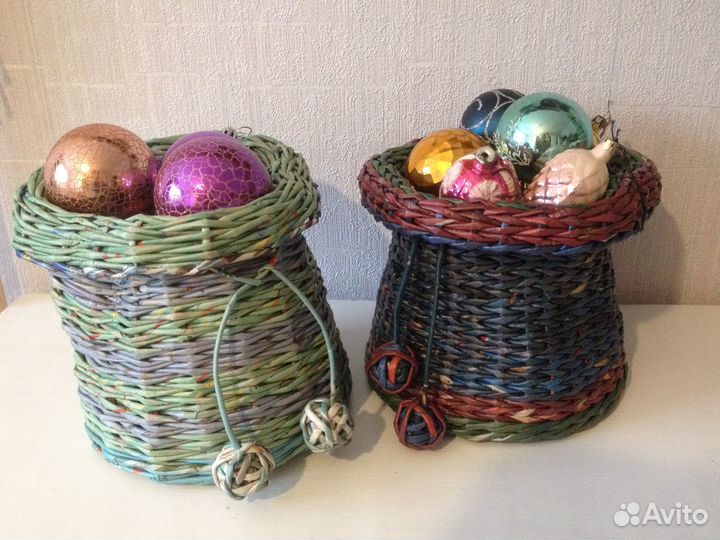 Плетеные мешочки для подарков