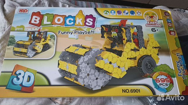 Игрушка конструктор каток