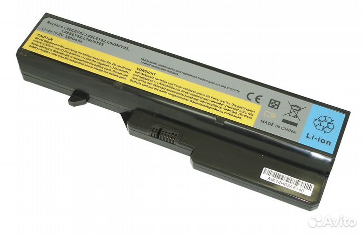Аккумулятор L09C6Y02 для ноутбука Lenovo 5200mAh