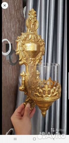 Подсвечники, поднос (ротанг )