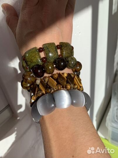 Браслеты из натурального камня