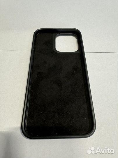 Чехол на iPhone 14 pro max кожаный