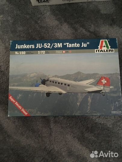 Сборная модель JU-52 олимпиада 1936