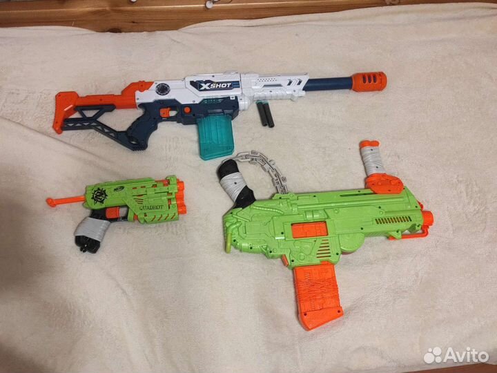 Nerf снайперская винтовка пистолет