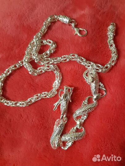 Ювелирный комплект дракон