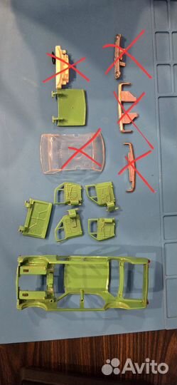 Часть модели волга 1:43 СССР