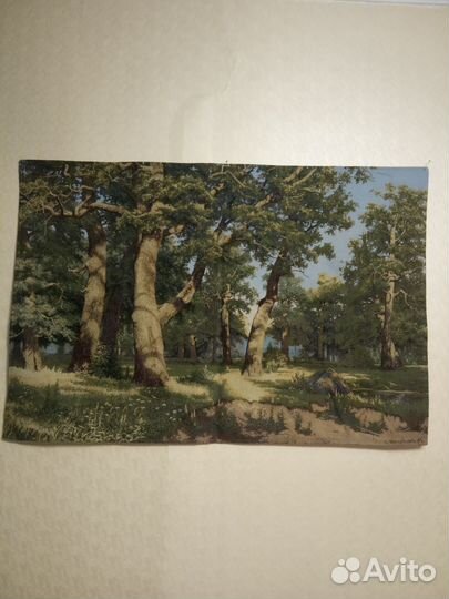Картина гобелен -дубовая роща