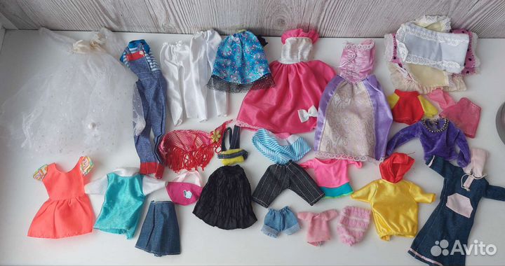 Одежда для Барби пакетом