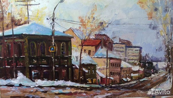 Картина маслом пейзаж Самара