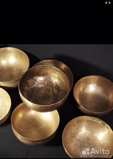 Под заказУникальный набор поющих тибетских чаш