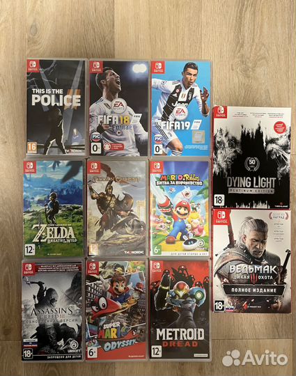 Nintendo Switch rev2 + Игры