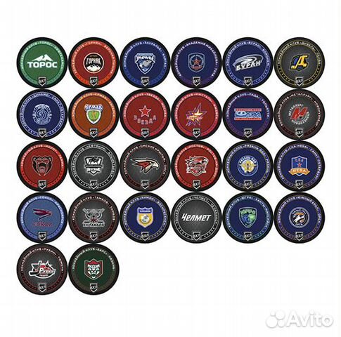Шайбы хоккейных команд вхл
