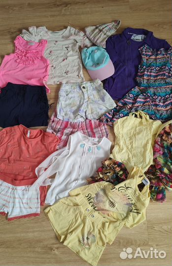 Капсула пакет вещей летних для девочки 110-116