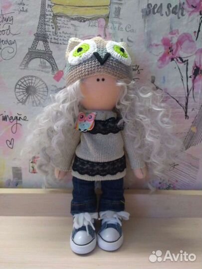 Кукла интерьерная тильда