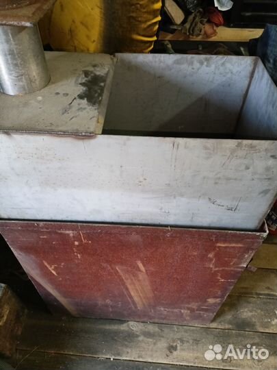 Бак из нержавейки и печь