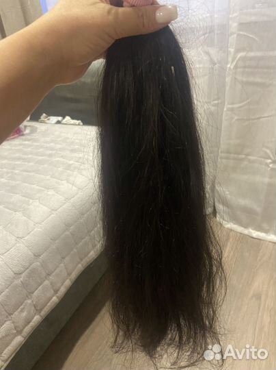 Волосы для наращивания натуральные бу 60 см