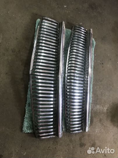 Хром решетка газ 21 с брусом